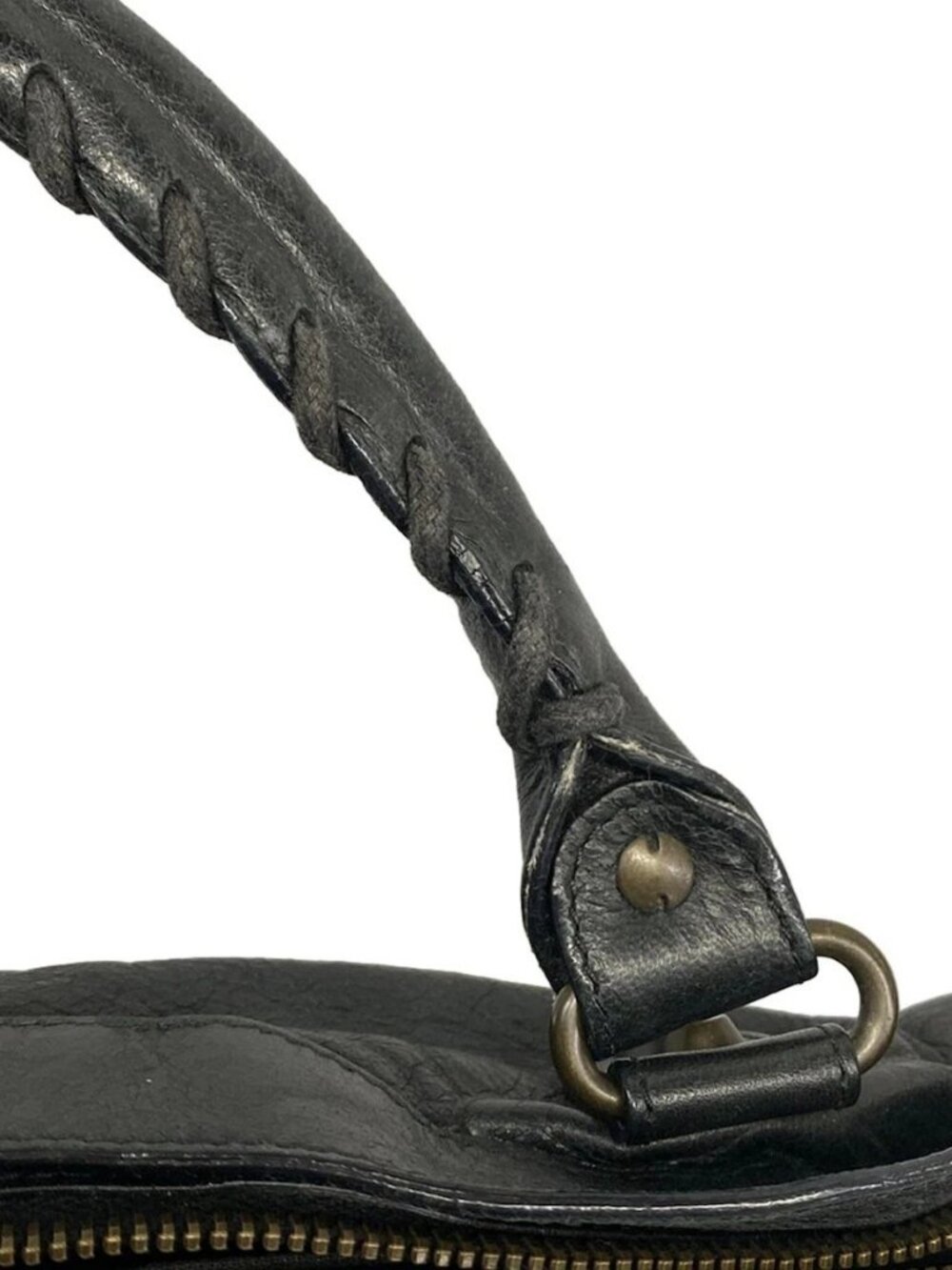 BALENCIAGA The First 103208 Black Leather Handbag - Picture 8 of 15